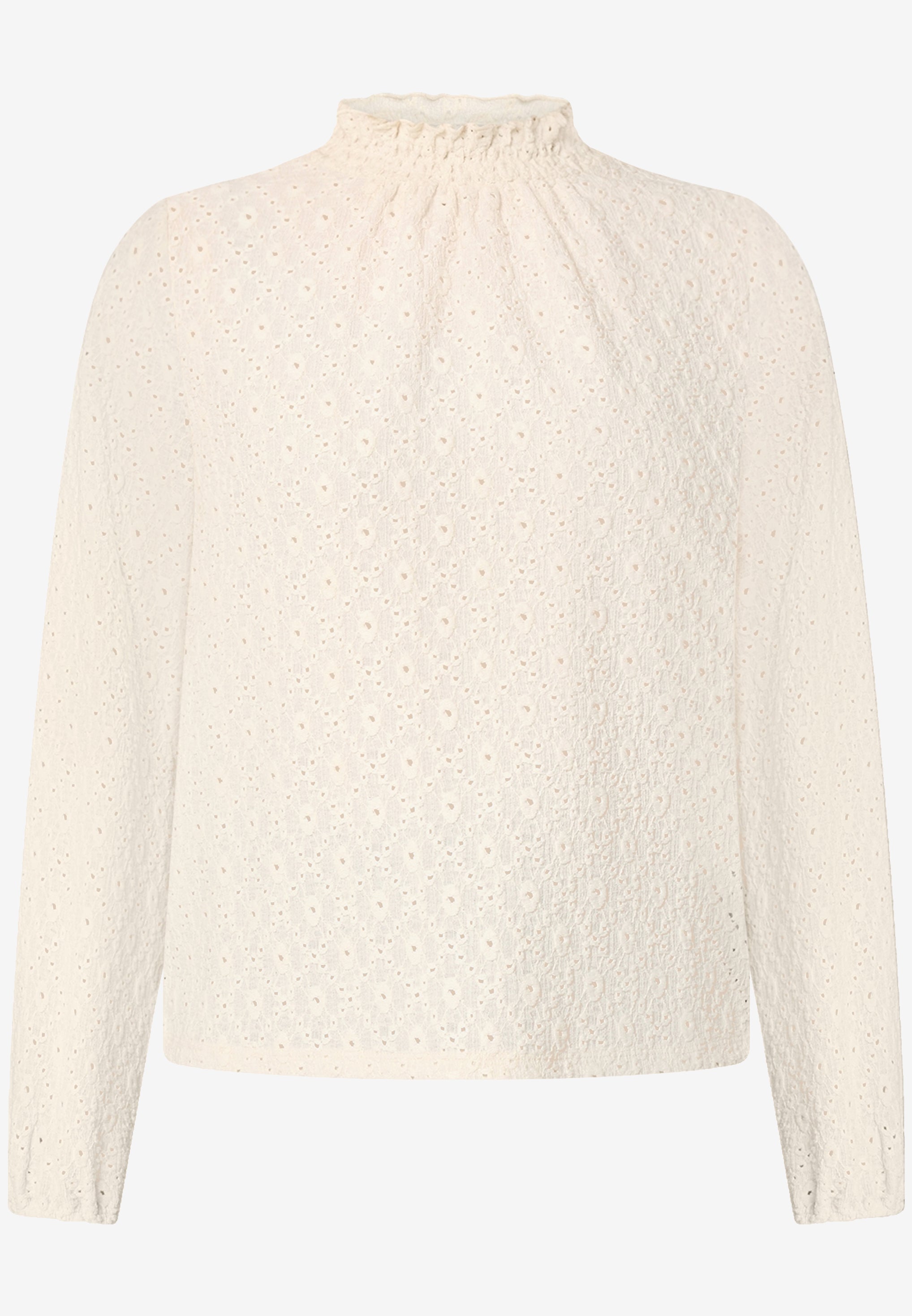 Bluse mit Lochmuster