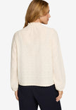 Bluse mit Lochmuster