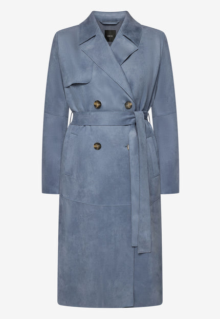 Trenchcoat -  Lederoptik