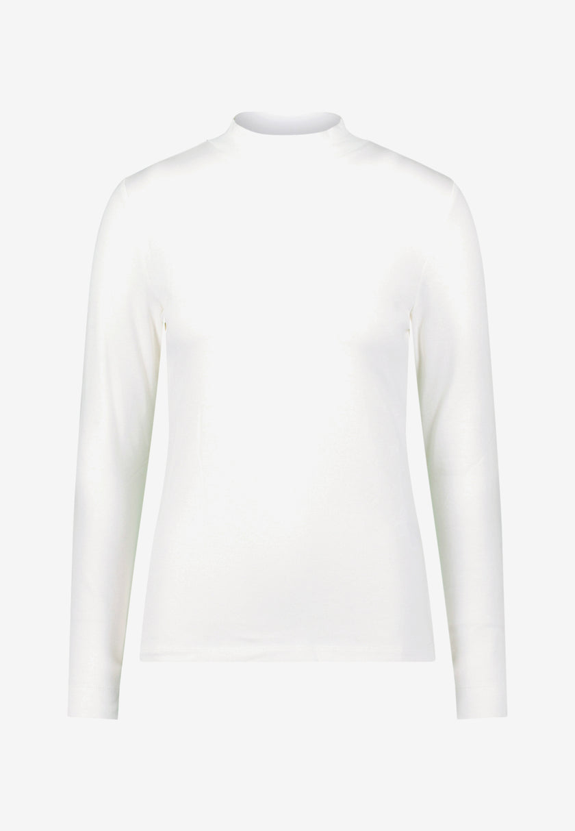 Basicshirt - Stehkragen