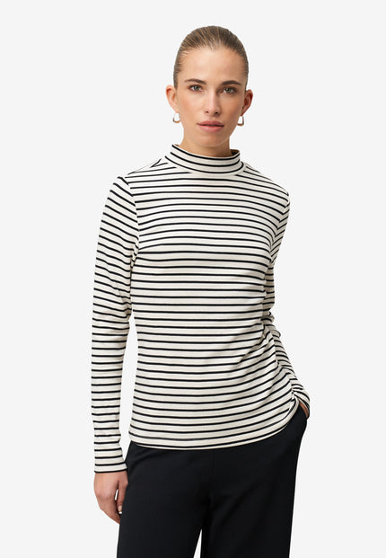 Basicshirt - Stehkragen