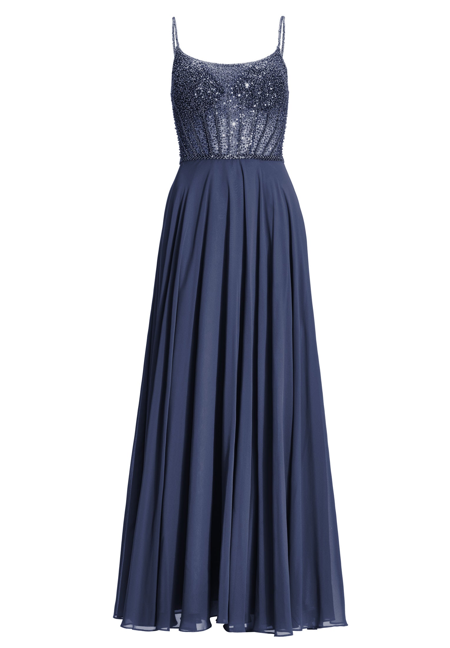 Chiffonkleid - Stickerei