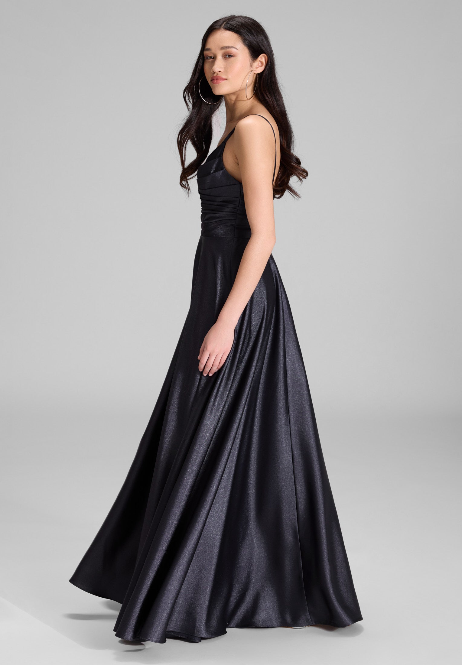 Abendkleid - mit drapiertem Top