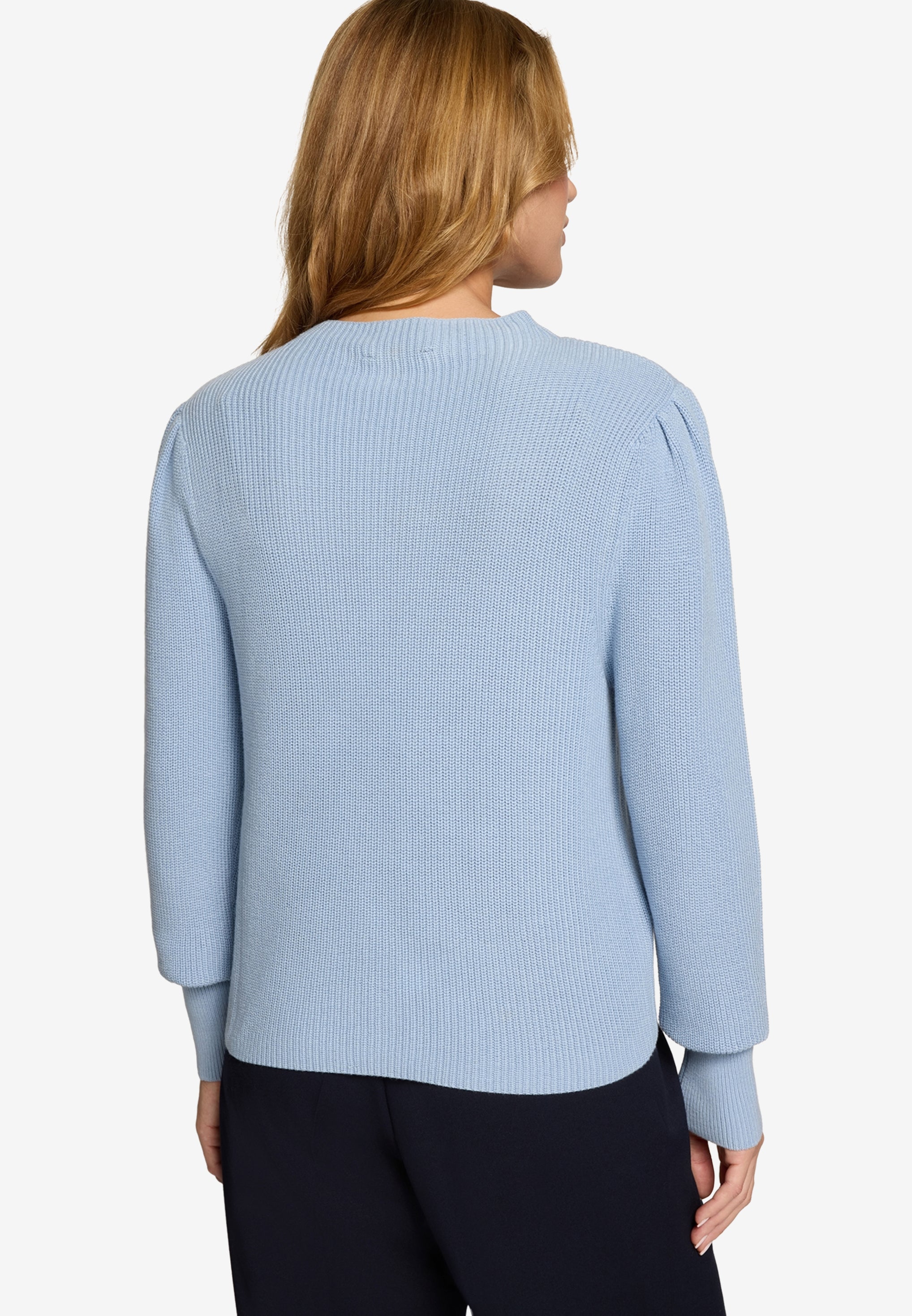 Strickpullover - Stehkragen