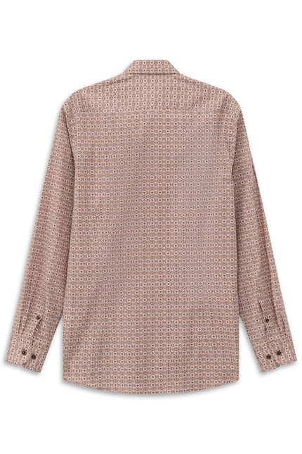 Langarmhemd - Alloverprint