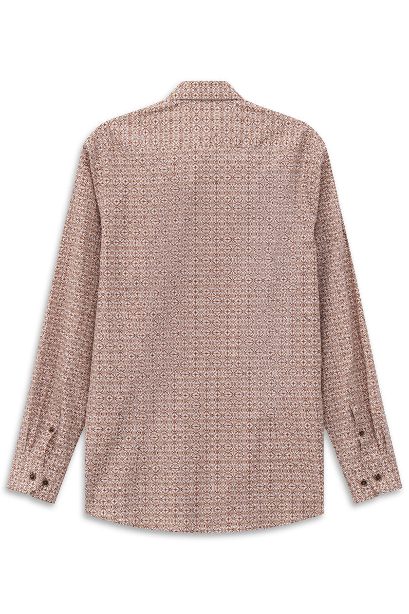 Langarmhemd - Alloverprint