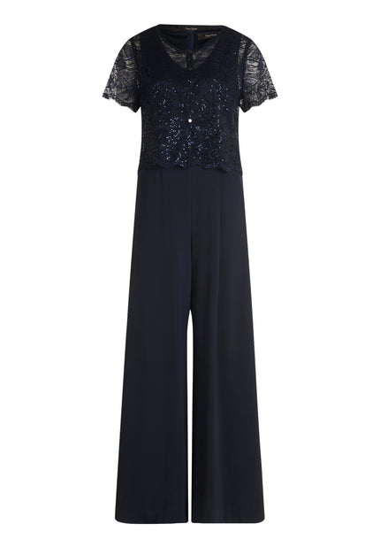 Jumpsuit - Materialmix