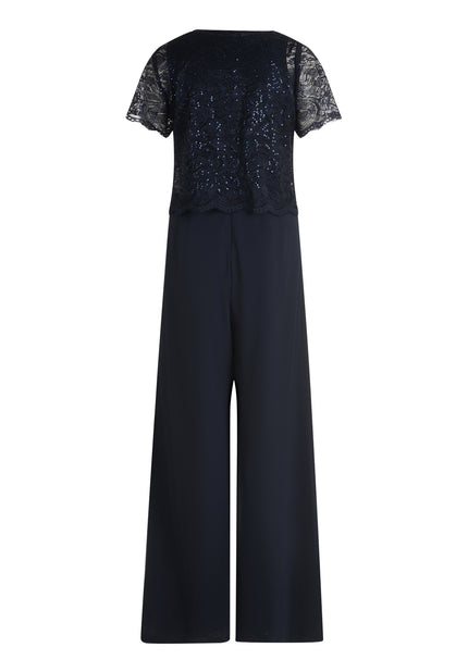 Jumpsuit - Materialmix