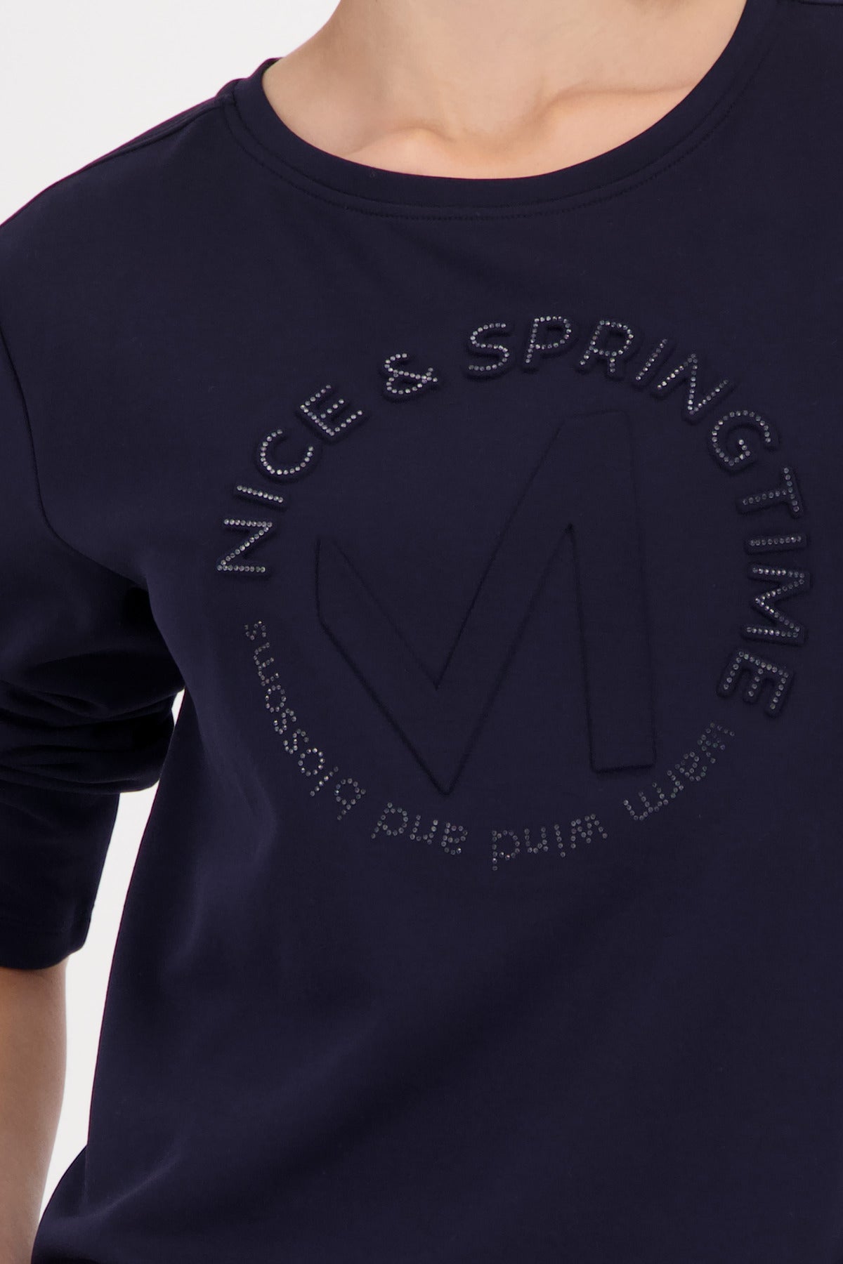 Leichtsweatshirt - Präge Druck