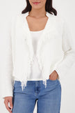 Strickjacke - Fransen