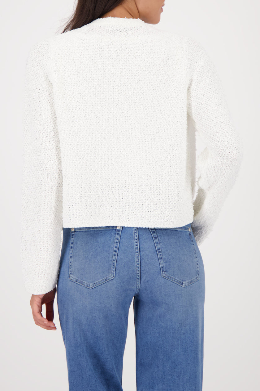 Strickjacke - Fransen