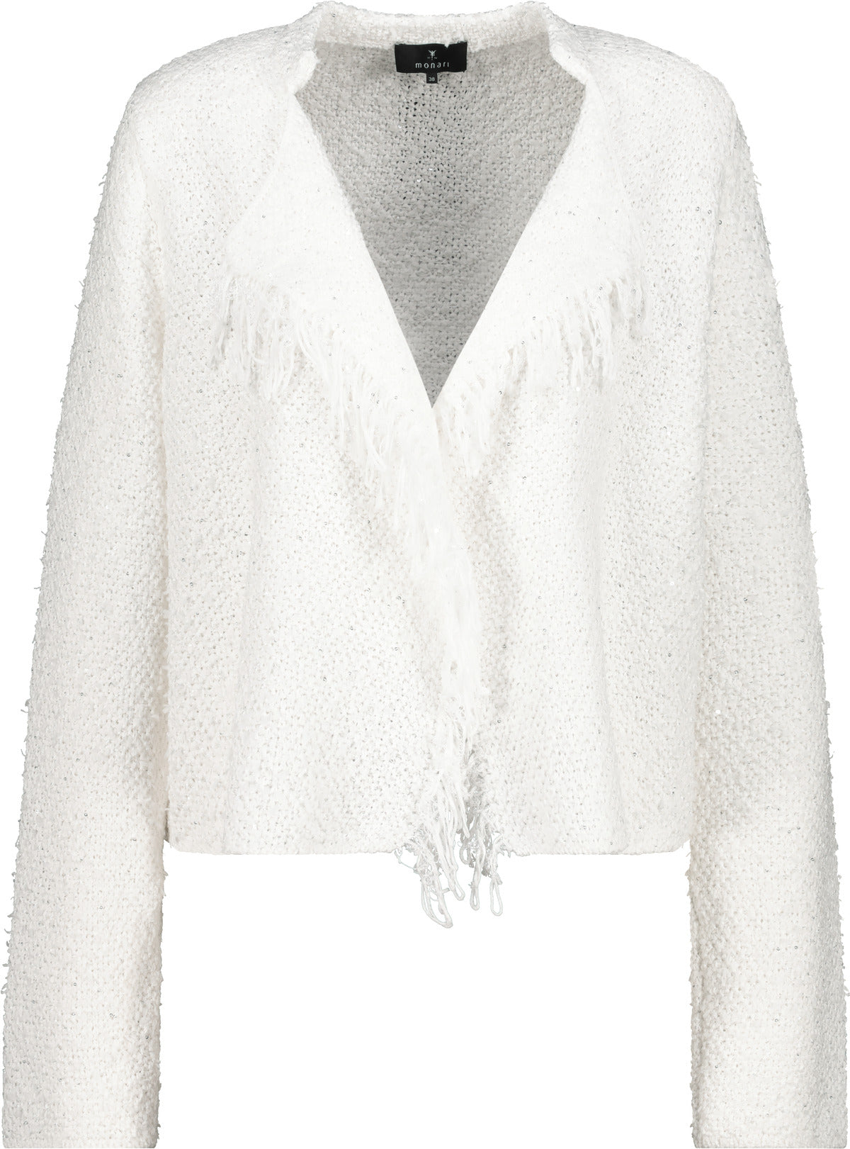 Strickjacke - Fransen