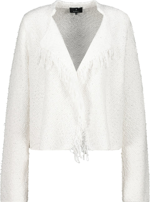 Strickjacke - Fransen