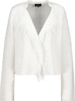 Strickjacke - Fransen
