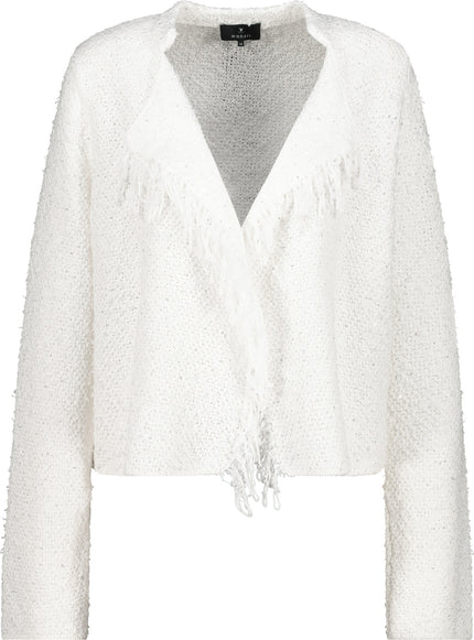 Strickjacke - Fransen