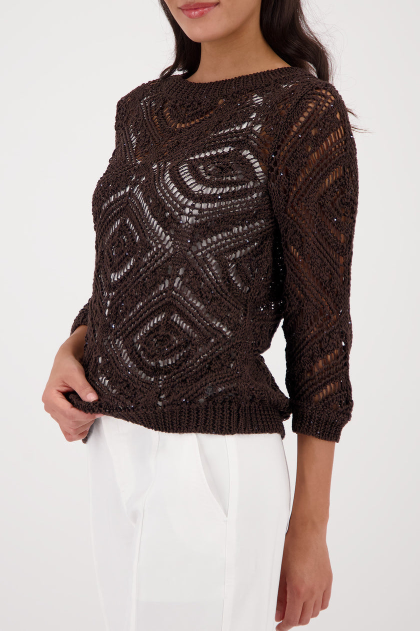 Pullover - Ajourstrick