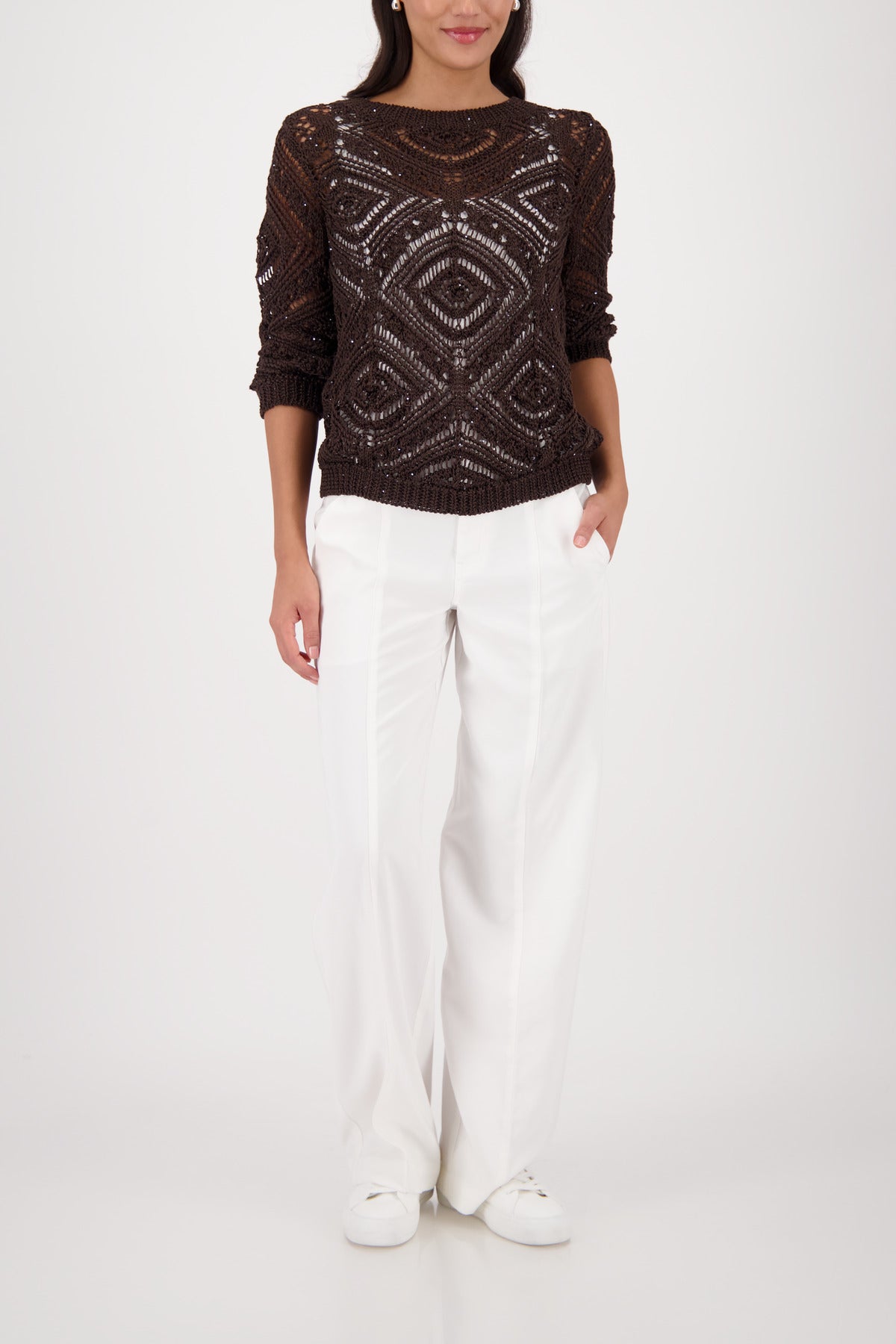 Pullover - Ajourstrick