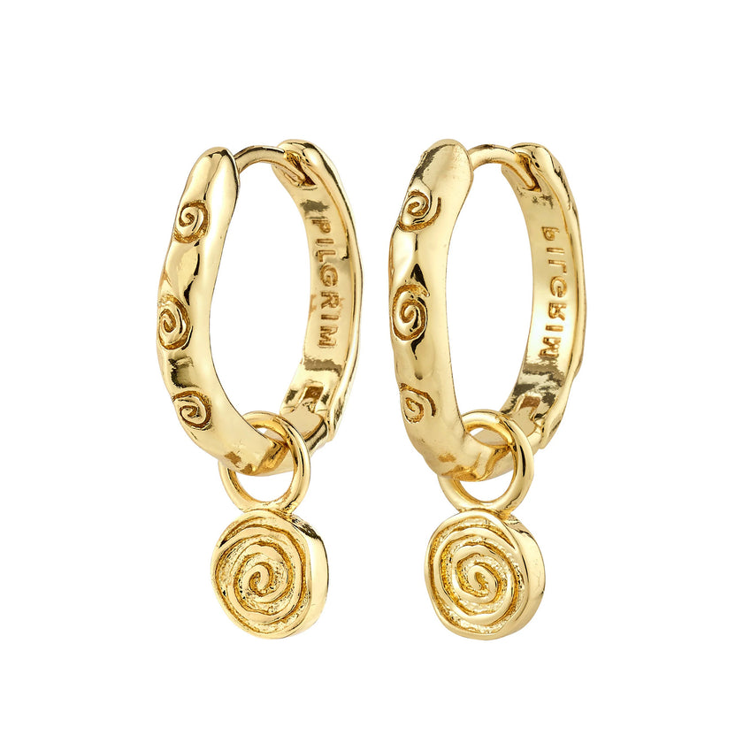 Creolen - FIRE - vergoldet