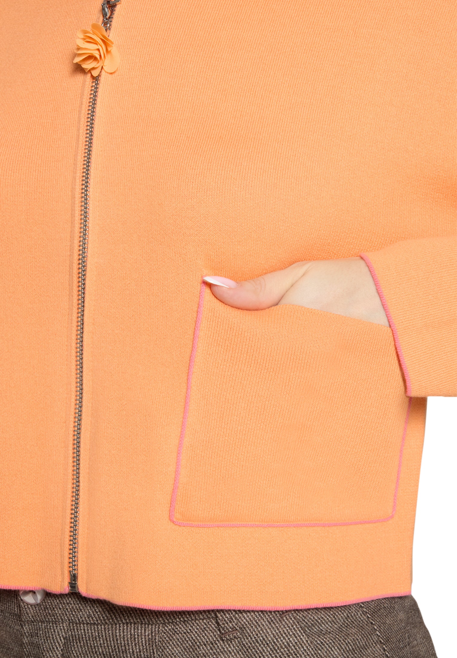 Cardigan - Stehkragen