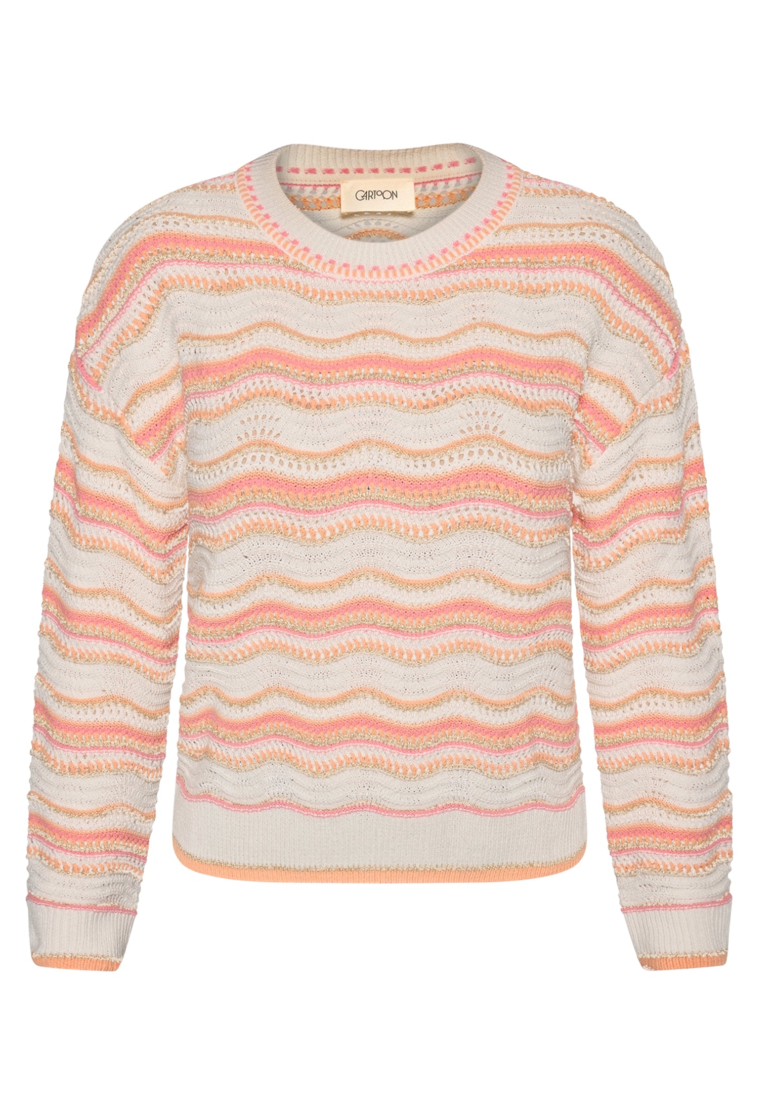 Strickpullover - Ajourmuster