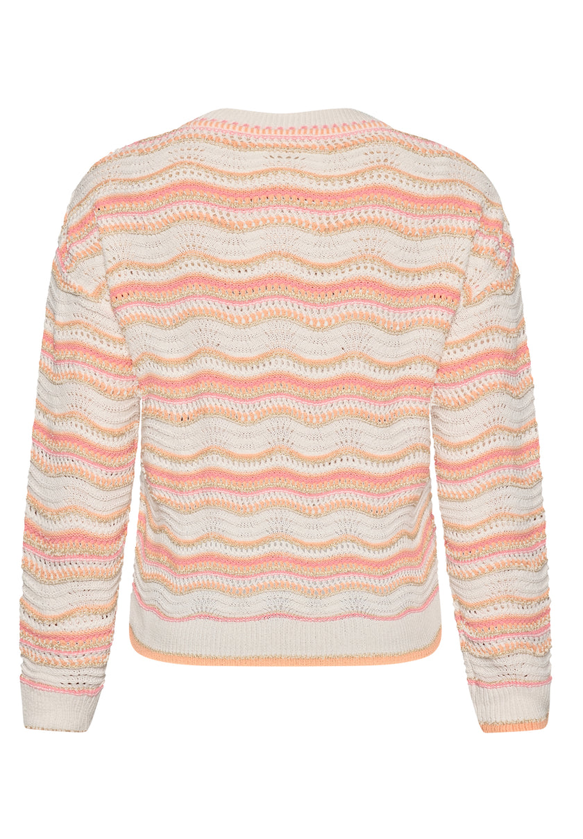 Strickpullover - Ajourmuster