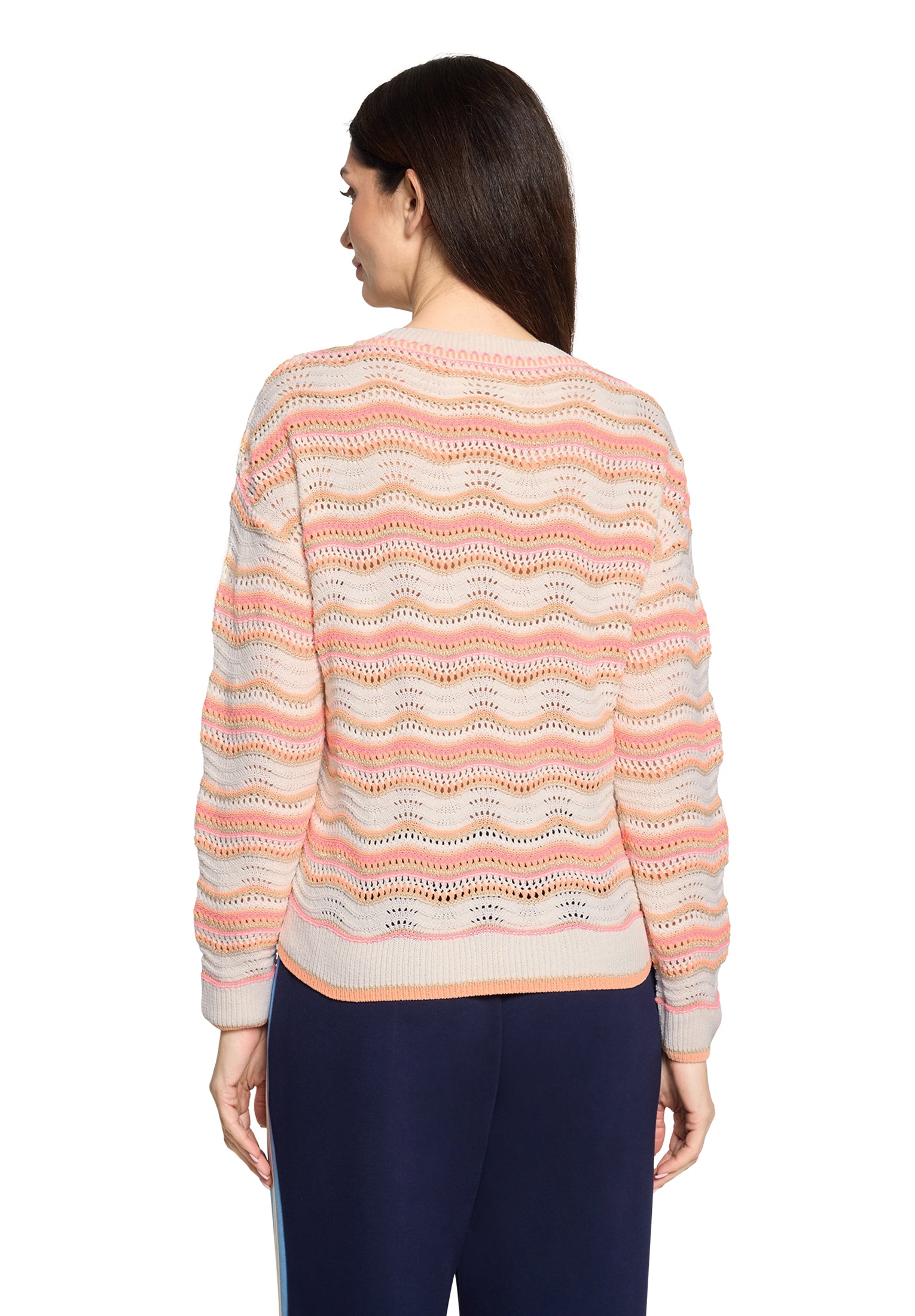 Strickpullover - Ajourmuster