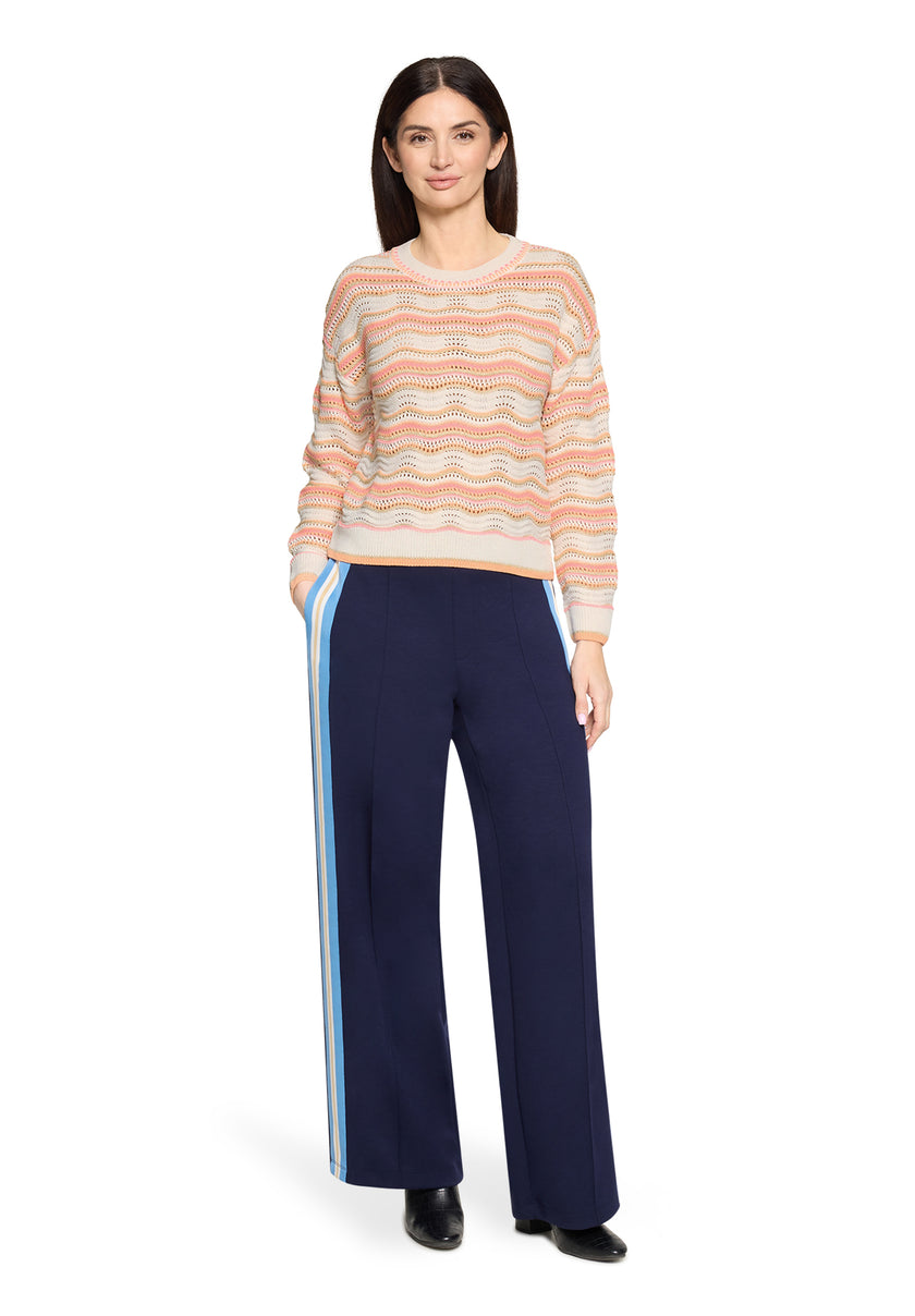 Strickpullover - Ajourmuster