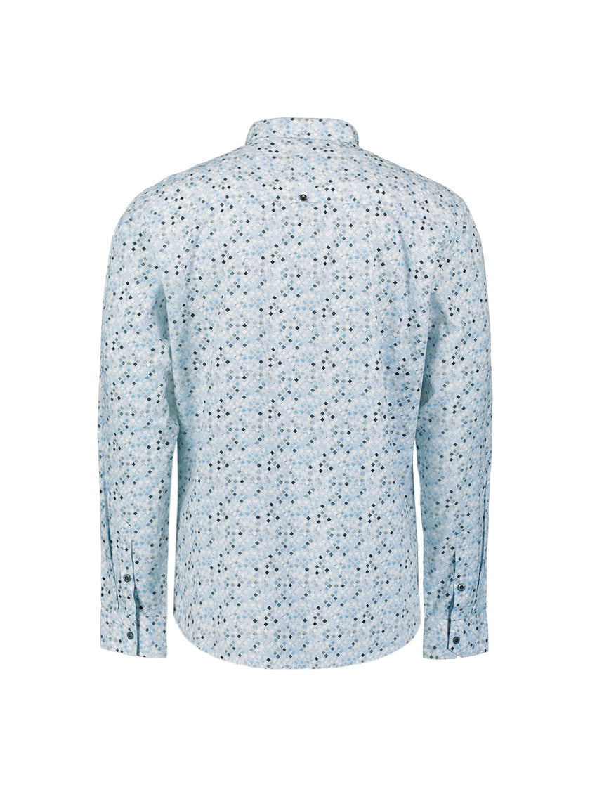 Langarmhemd - Baumwollmix