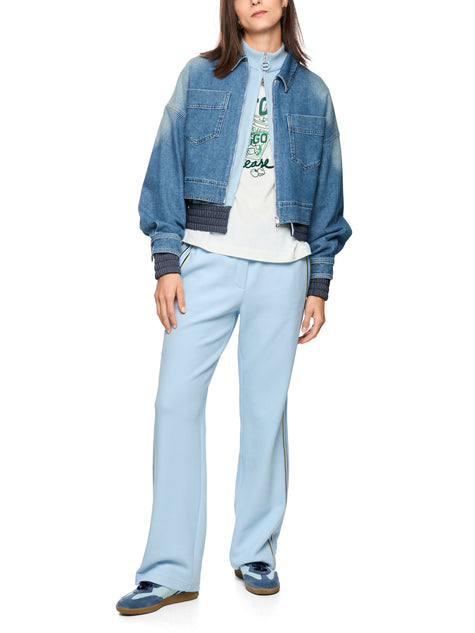 Jeansjacke -  Reißverschluss