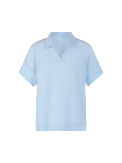 Blusenshirt - Materialmix
