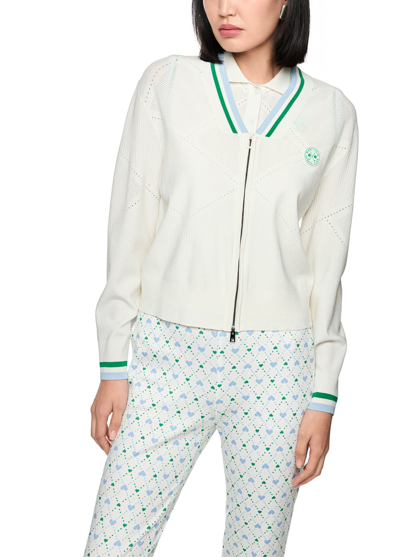 Cardigan - Ajourmuster