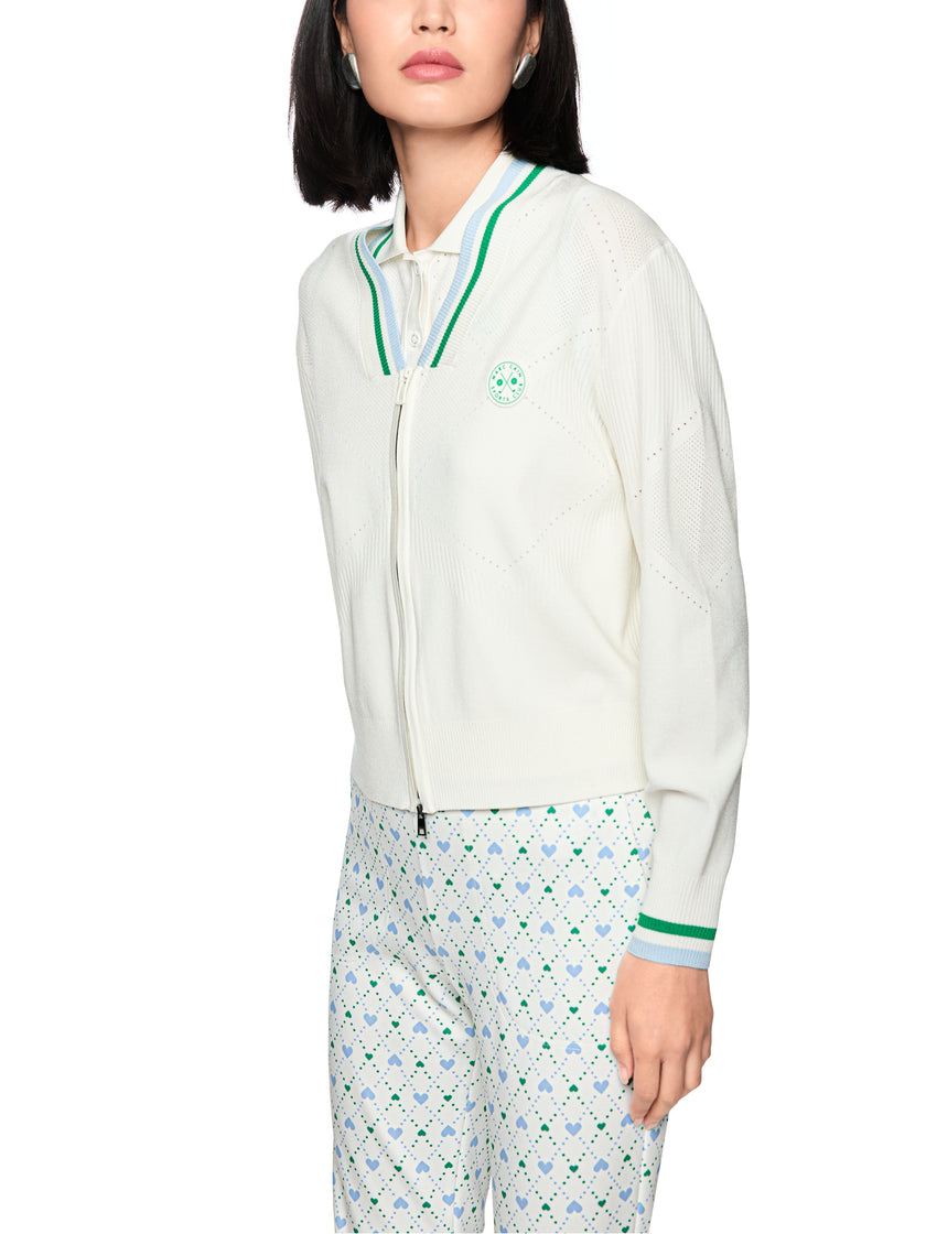 Cardigan - Ajourmuster