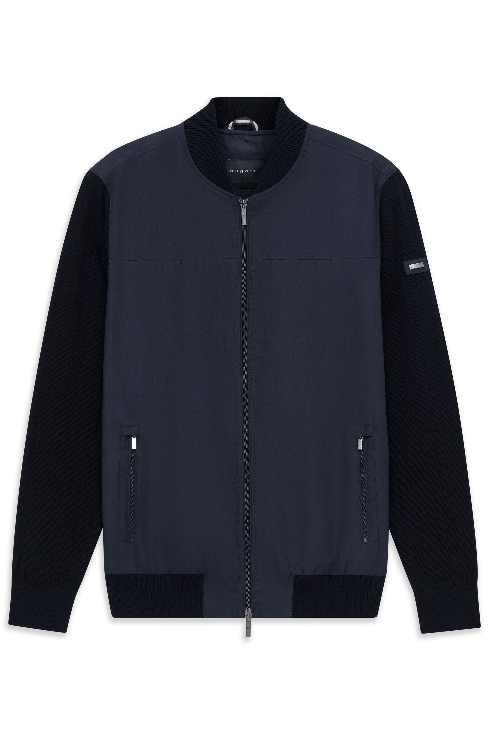 Strickjacke - Materialmix