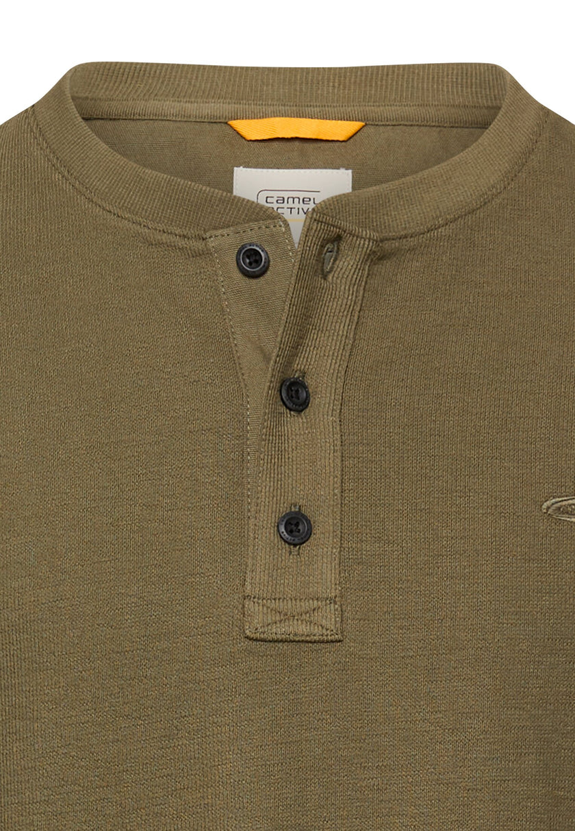 Henleyshirt - Knopfleiste