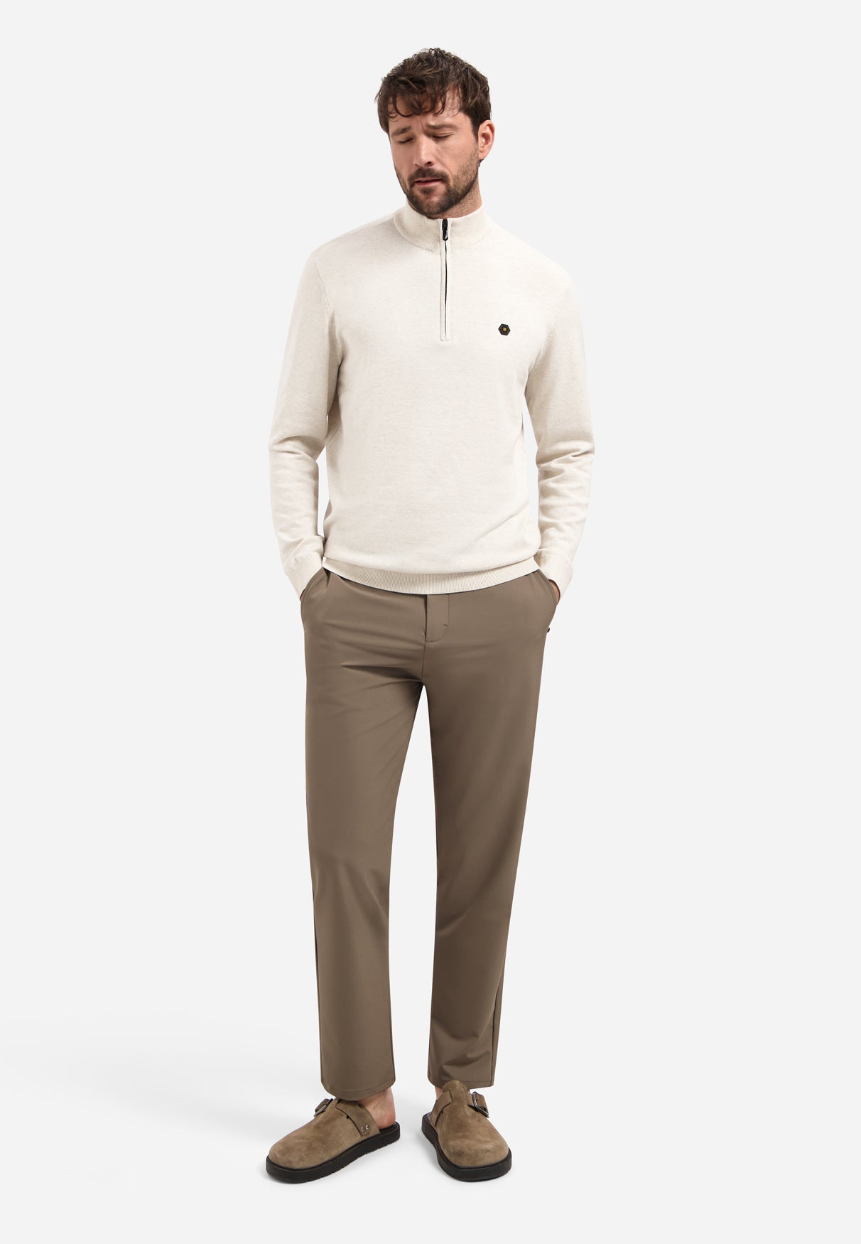 Pullover - Stehkragen