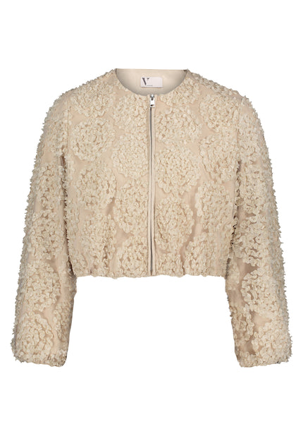 Blouson - Blütenbesatz