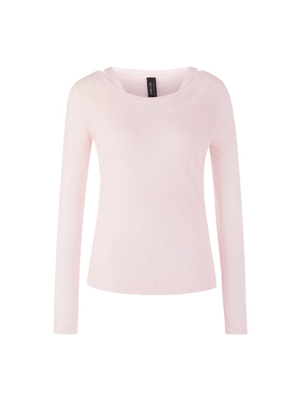 Langarmshirt - gerippt