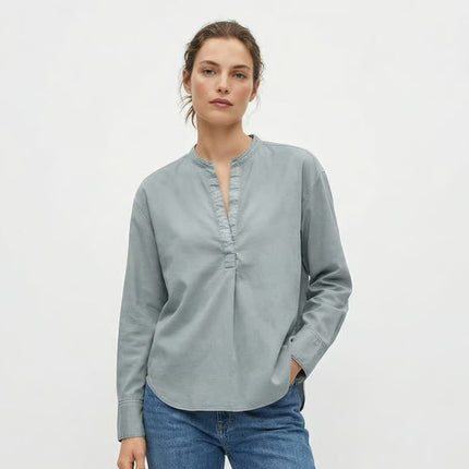 Bluse - Baumwollsatin