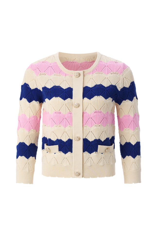 Cardigan - Ajourstrick