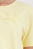 T-Shirt - 3D-Blumen