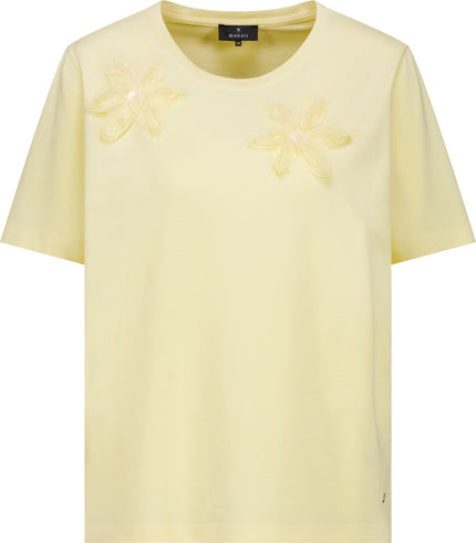T-Shirt - 3D-Blumen