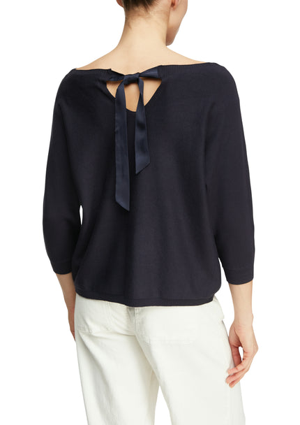 Strickpullover - Bindedetail