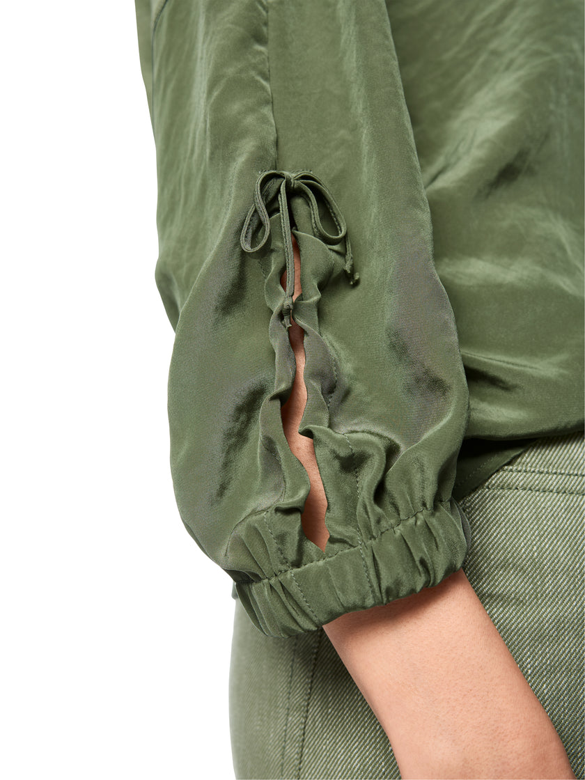 Blusenshirt - Materialmix