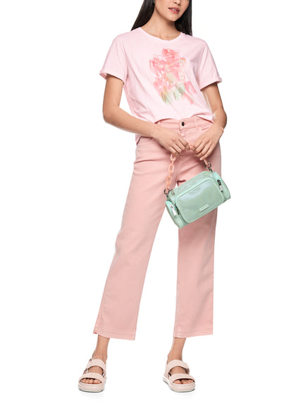 Baumwollshirt -  Applikation