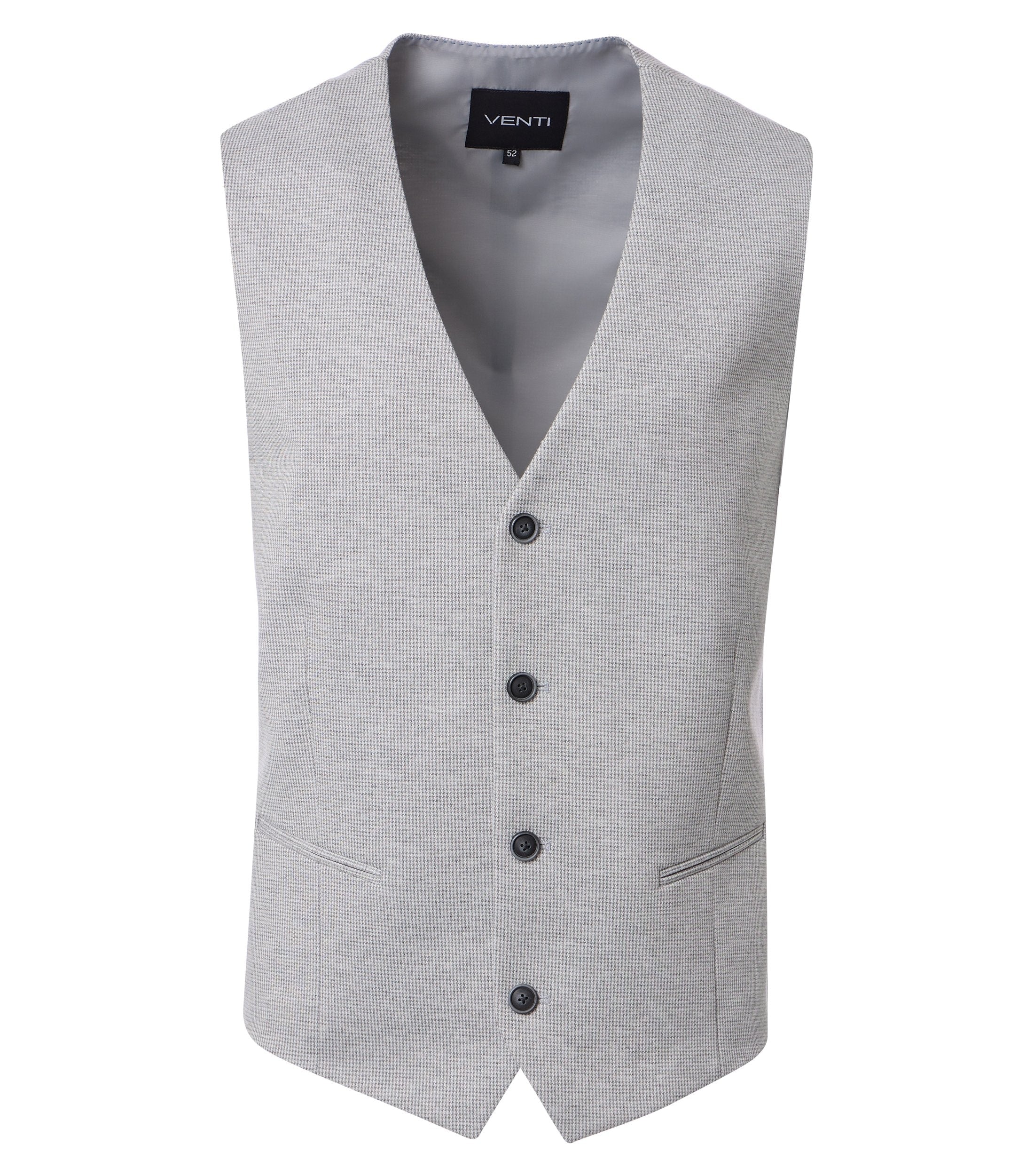 Anzugweste - Materialmix