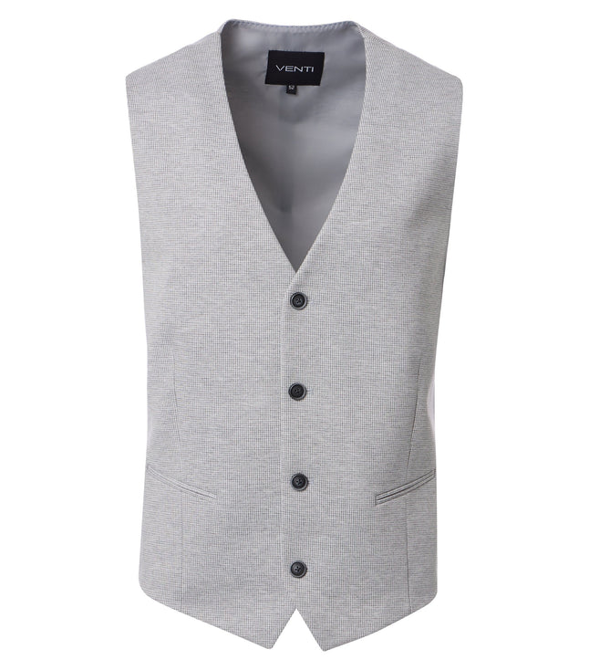 Anzugweste - Materialmix