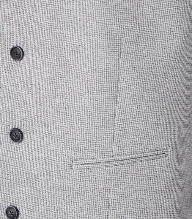 Anzugweste - Materialmix