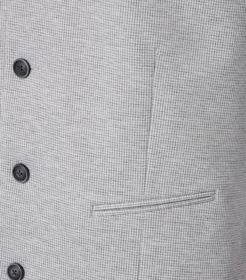 Anzugweste - Materialmix