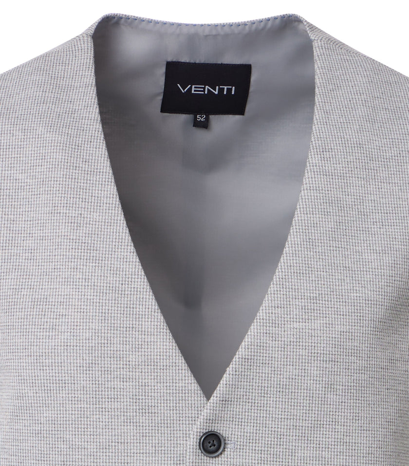 Anzugweste - Materialmix