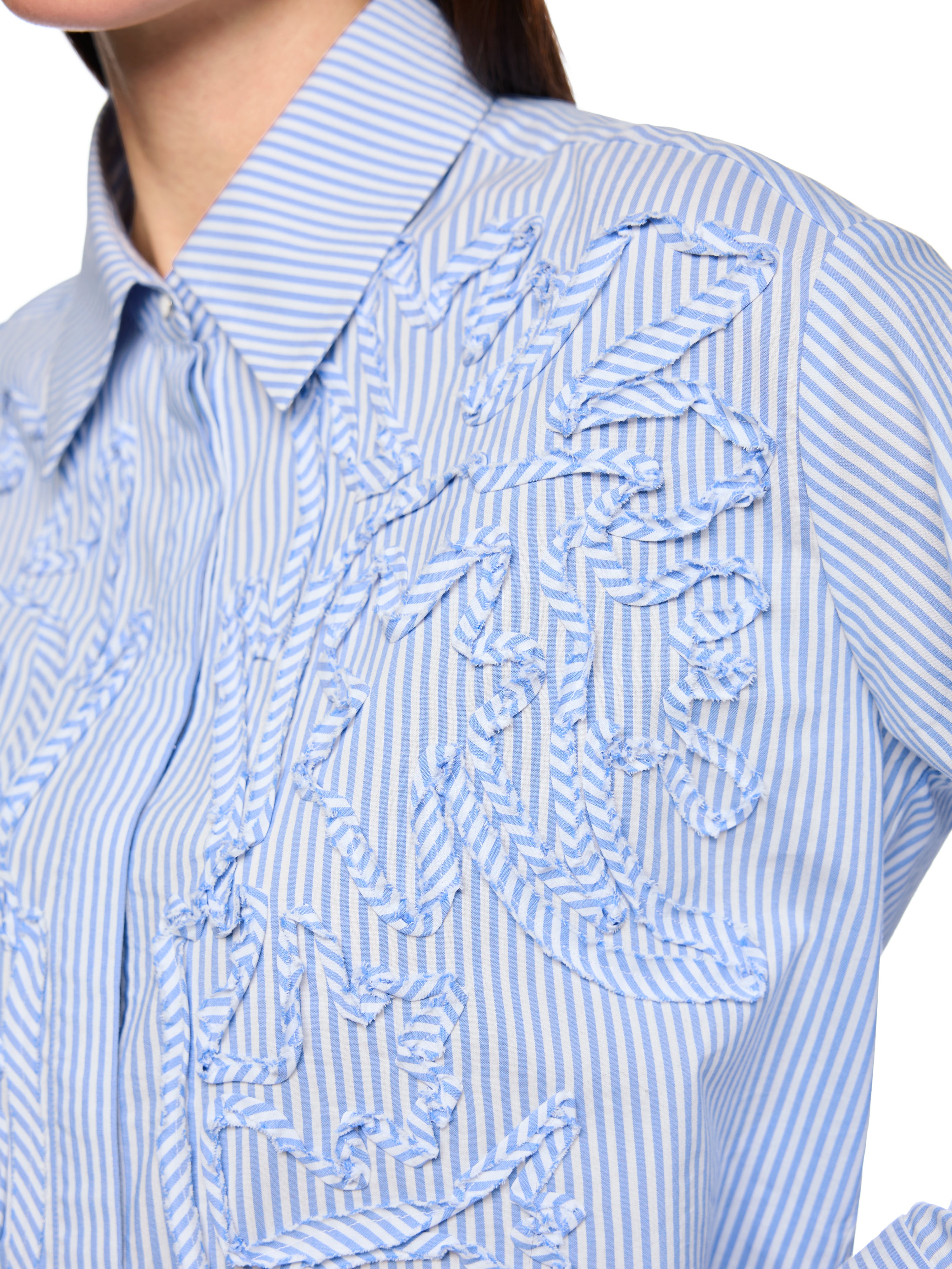 Bluse - Blumendetails